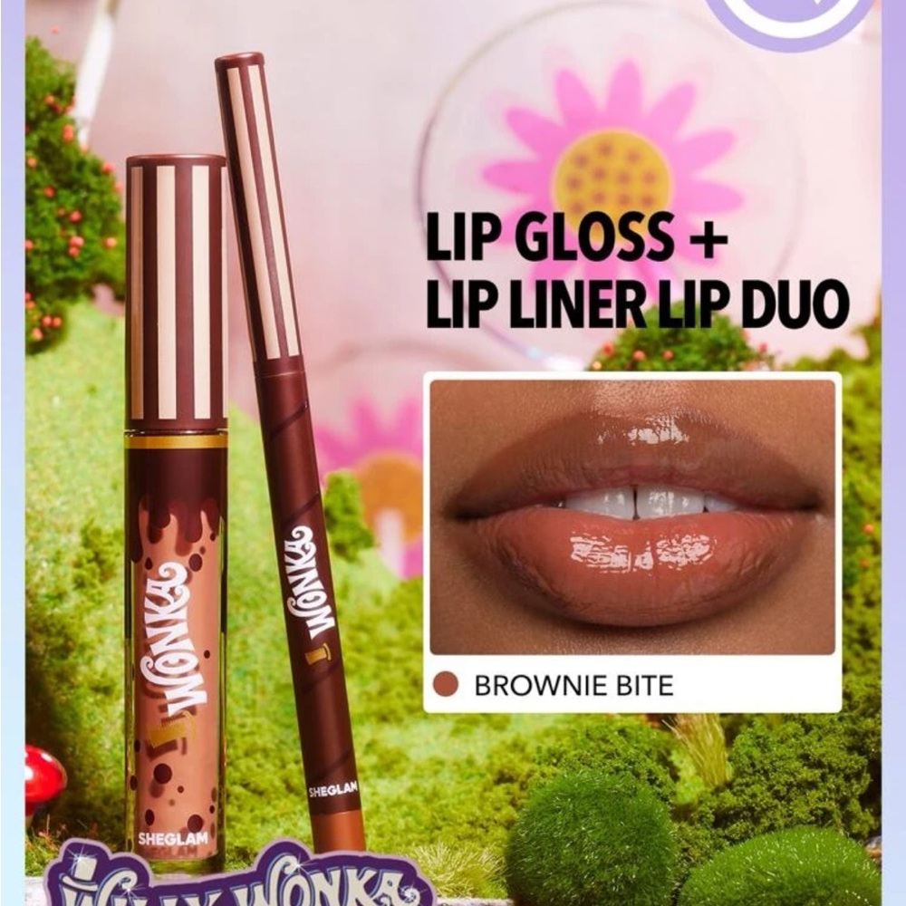 Willy Wonka Brownie Bite lip gloss